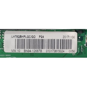 MAIN PARA PANTALLA PROFESIONAL  SAMSUNG ORIGINAL  / NUMERO DE PARTE BN94-12687B / BN41-02616B / BN97-13642B / BN9412687B / PANEL CY-GM075FGLVZH / MODELO LH75QBHPLGC/GO